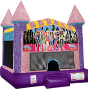 Super Girls Bounce house with Basketball Goal(pink)