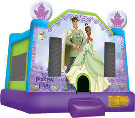 Princess and The Frog Inflatable bounce house