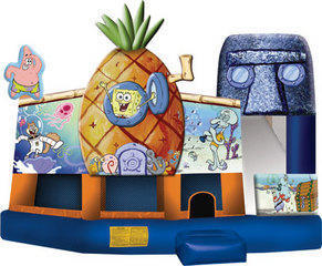 Spongebob  Squarepants 5in1 Inflatable Bounce House Combo