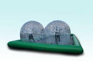 Hamster zorb balls and track rental with attendant