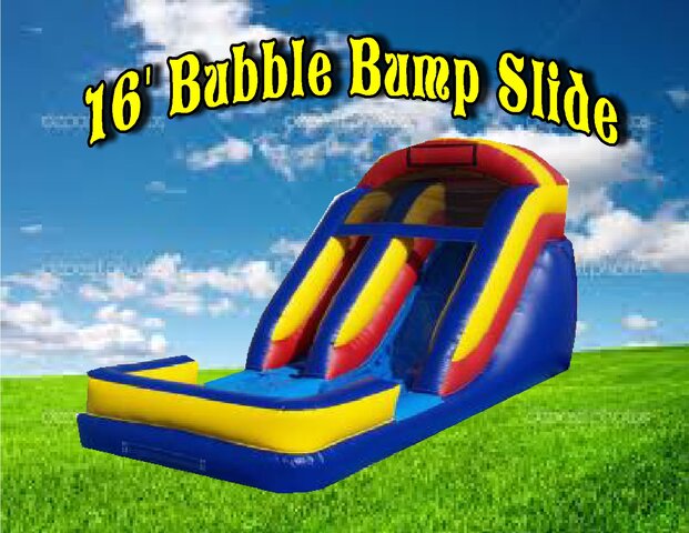 16' Multi-Color Bubble Bump Slide