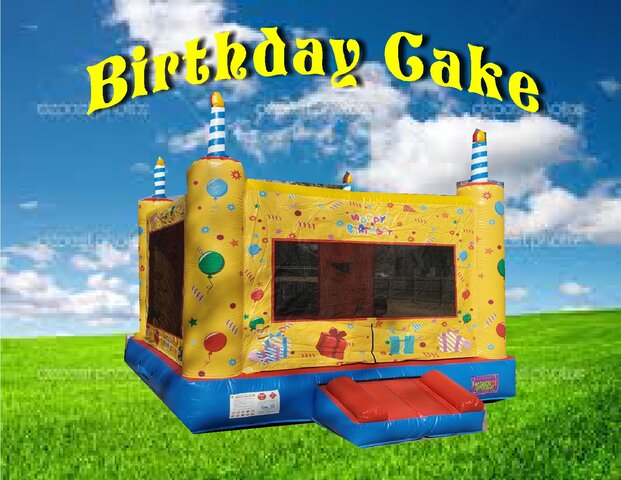 Birthday Cake Bounce House