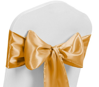 Satin Chair Sash