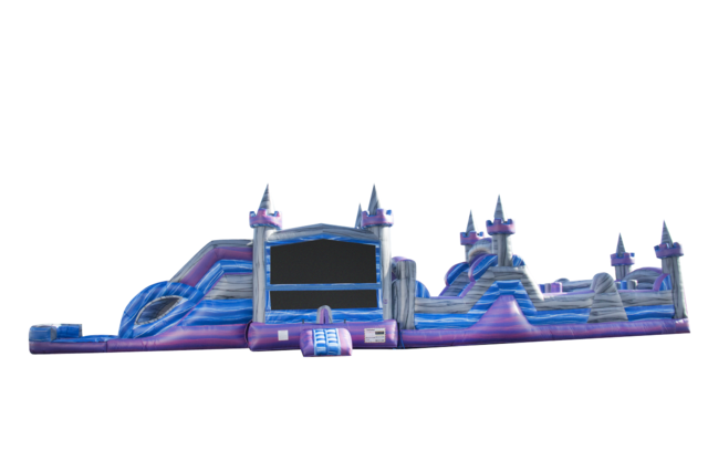 63 ft Crystal Castle Obstacle Combo-wet 63 ft Crystal Castle Obstacle Combo-wet