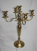 Candlebra, Brass 5 LT Tall Candlebra, Brass 5 LT Tall