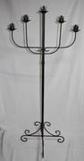 Candlelabra, 5 LT Fan, Bronze Wrought Iron Candlelabra, 5 LT Fan, Bronze Wrought Iron
