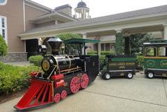 Classic Steam Trackless Train with Engineer(s) Classic Steam Trackless Train with Engineer(s)