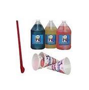 Snow Cone Supplies for 50 Snow Cone Supplies for 50