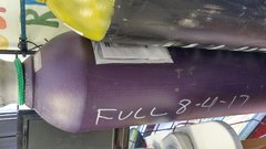 250 cu. ft. helium tank 250 cu. ft. helium tank