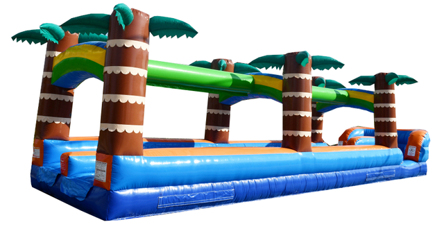 38' Tropical Dual Lane Slip and Slide 38' Tropical Dual Lane Slip and Slide