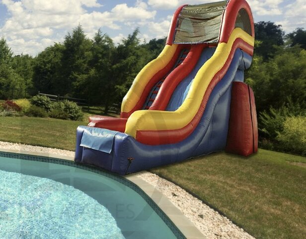 19ft into Pool Water Slide 19ft into Pool Water Slide