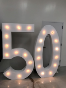 "50" MARQUEE NUMBERS "50" MARQUEE NUMBERS