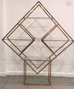 RHOMBUS ROSE GOLD SHELF RHOMBUS ROSE GOLD SHELF