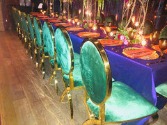 GOLD & GREEN SWEDE FANCY CHAIRS GOLD & GREEN SWEDE FANCY CHAIRS