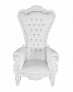 ALL WHITE SINGLE THRONE CHAIR ALL WHITE SINGLE THRONE CHAIR