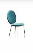 WIDE BACK EMERALD GREEN CHAIR