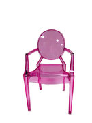 PINK KIDS GHOST CHAIRS 