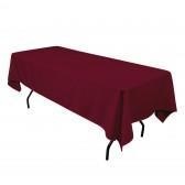 Polyester Maroon long table linens Polyester Maroon long table linens