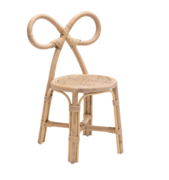 WOODEN KIDS BOW CHAIR