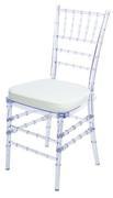 Clear Chiavari Chair with Pad Clear Chiavari Chair with Pad