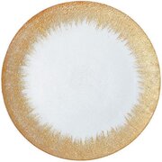 GOLD CRACKLE CHARGER PLATES 