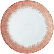 ROSE GOLD CRACKLE CHARGER PLATE 