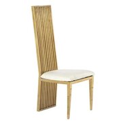 GOLD & WHITE LONG ELEGANCE CHAIRS