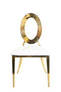 GOLD AND WHITE OZ CHAIRS