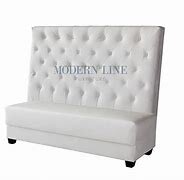 WHITE TUFTED HIGH BACK LOUNGE