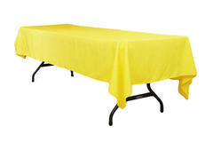 Yellow Long table covers Yellow Long table covers