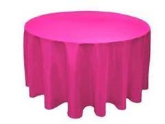 Round Table Cover - Fushia Round Table Cover - Fushia