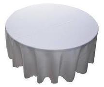 Round table cover - white Round table cover - white