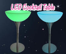 LED Round Cocktail Tables