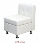 Armless White Chair Armless White Chair