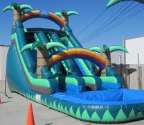 Tropstacle 18ft Dual Water Slide w/ Pool 45 Tropstacle 18ft Dual Water Slide w/ Pool 45