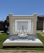 White Mini Bounce House 