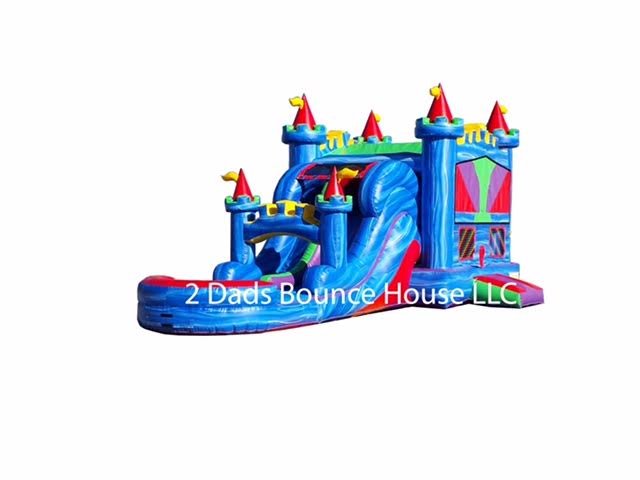 Kingdom Castle Dual Lane Water Slide Combo Kingdom Castle Dual Lane Water Slide Combo