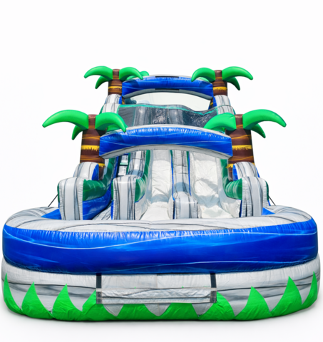 18ft Tropical Double Lane Water Slide 18ft Tropical Double Lane Water Slide