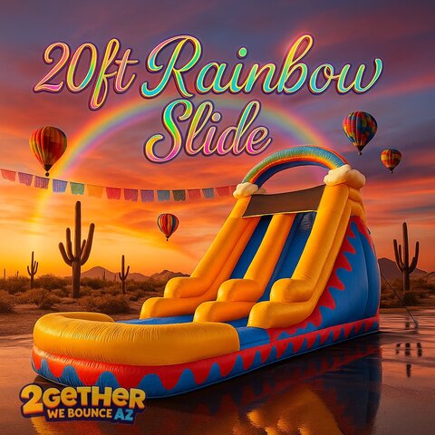 20ft Rainbow Slide 20ft Rainbow Slide