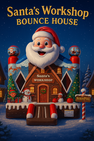 Santa's Workshop Bounce House Santa's Workshop Bounce House