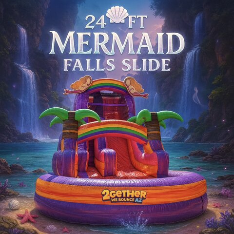 24ft Mermaid Falls Slide 24ft Mermaid Falls Slide
