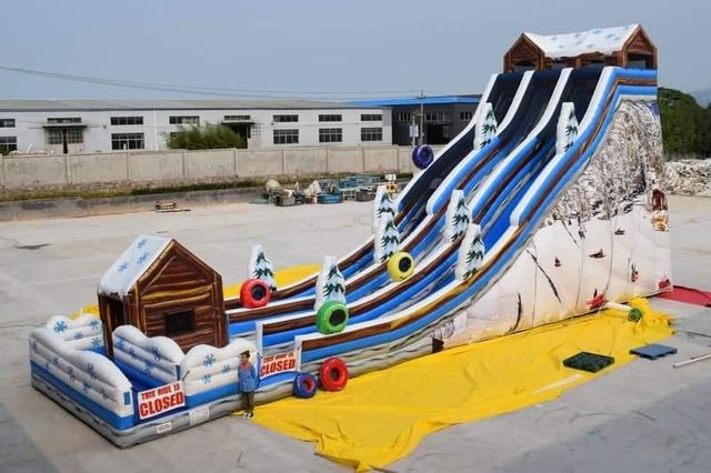40 Foot tall Duel Lane Alpine Tubing Slide 40 Foot tall Duel Lane Alpine Tubing Slide