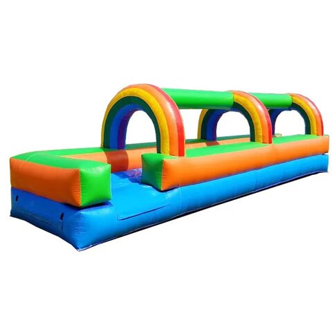 Rainbow Inflatable Splash and Ride Waterslide Rainbow Inflatable Splash and Ride Waterslide
