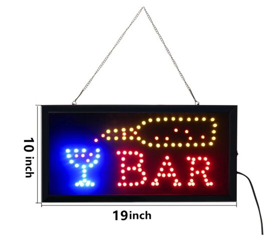 Light up Bar sign Light up Bar sign
