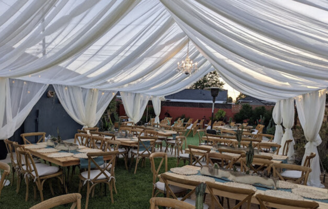 30x70 Naked Draped Canopy 30x70 Naked Draped Canopy