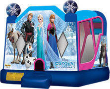 #42 Frozen Inflatable with slide inside 4 in 1 