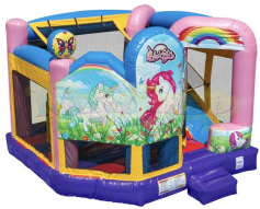 #525 Unicorn Combo Slide inflatable