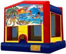 Tropical Paradise theme Moonwalk (1) Tropical Paradise theme Moonwalk (1)