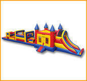 54 ft Dual Lane Castle Obstacle Course Wet with pool (15, 31) 54 ft Dual Lane Castle Obstacle Course Wet with pool (15, 31)