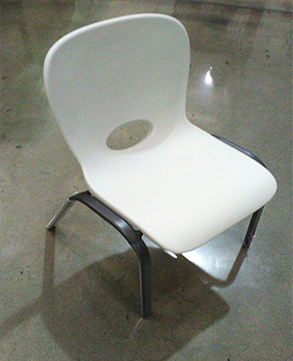 Little Kid's White Chair for Rent